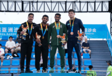 برونزية الجوجيتسو تفتتح حصاد السعودية في ألعاب آسيا الشاطئية