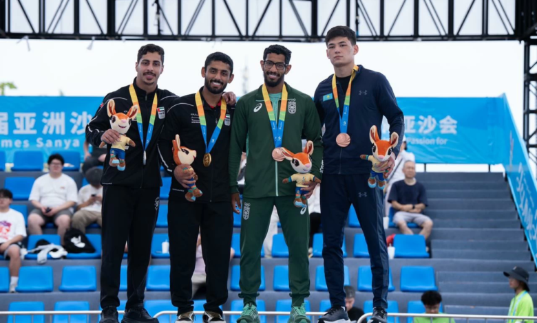 برونزية الجوجيتسو تفتتح حصاد السعودية في ألعاب آسيا الشاطئية