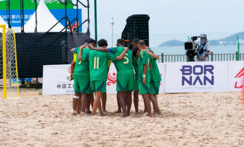 السعودية وفلسطين: صراع على برونزية الألعاب الشاطئية