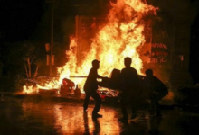 إصابة 12 شخصاً إثر حريق محطة غاز في إندونيسيا اليوم