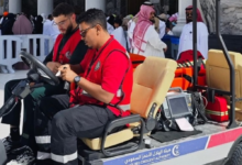 الهلال الأحمر السعودي يباشر 69 ألف بلاغ في مكة والمدينة
