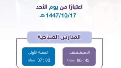 تعليم مكة يعتمد التوقيت الصيفي للمدارس.. تعرف على المواعيد