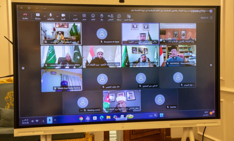 وزراء الأوقاف بالعالم الإسلامي يدينون الاعتداءات الإيرانية