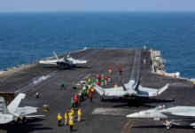 حاملة الطائرات الأمريكية جيرالد فورد تغادر كرواتيا