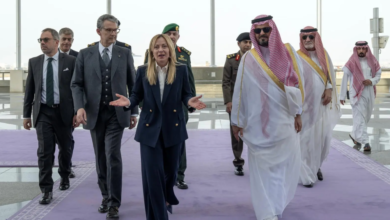 وصول رئيسة وزراء إيطاليا جورجيا ميلوني إلى جدة وتفاصيل الزيارة