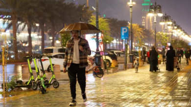 تحذيرات الدفاع المدني: أمطار الرياض مستمرة حتى الأحد