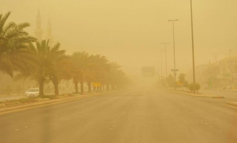 تنبيهات الأرصاد: أتربة ورياح نشطة على الليث والشعيبة