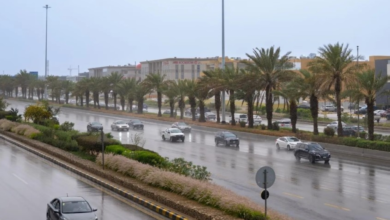 طقس الرياض: أمطار خفيفة إلى متوسطة يومي الأربعاء والخميس