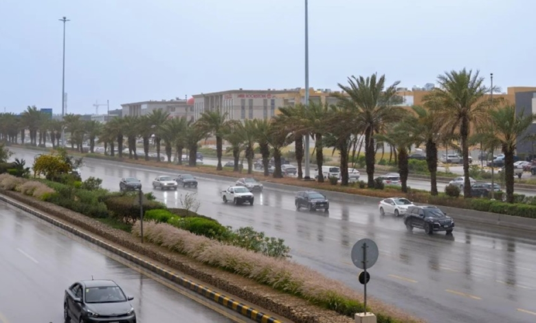 طقس الرياض: أمطار خفيفة إلى متوسطة يومي الأربعاء والخميس