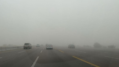 تحذيرات المركز الوطني للأرصاد: ضباب وأمطار بعدة مناطق
