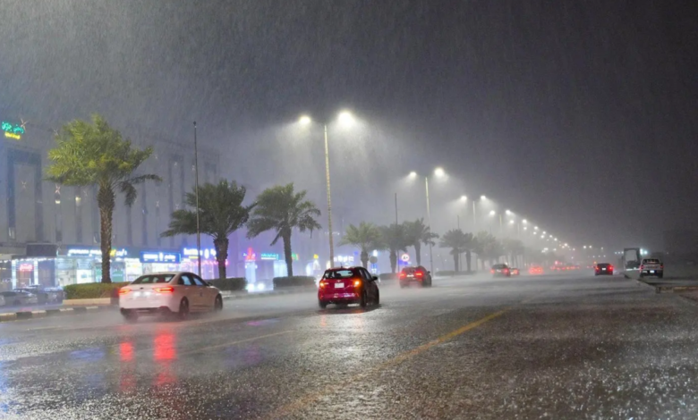 حالة مطرية في السعودية: أمطار رعدية على معظم المناطق
