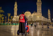 مواطنة تنقذ طفلة من توقف القلب في مسجد قباء | الهلال الأحمر