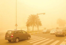 الأرصاد يحذر من رياح نشطة وأتربة مثارة في محافظة شرورة