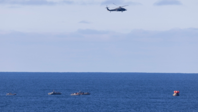 عودة أرتيميس 2: هبوط رواد الفضاء بنجاح في المحيط الهادئ