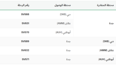 استئناف رحلات الخطوط السعودية إلى دبي وأبوظبي وعمان