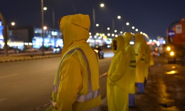 جهود أمانة الرياض لمواجهة أمطار الرياض: 9 آلاف فرد وآليات