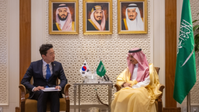 وزير الخارجية السعودي يبحث تطورات المنطقة مع مبعوث كوريا