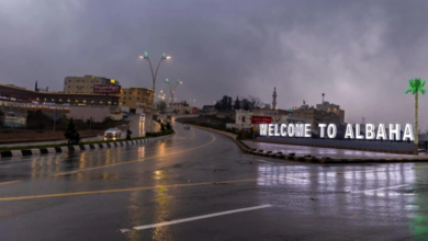 المركز الوطني للأرصاد يعلن هطول أمطار غزيرة على منطقة جازان