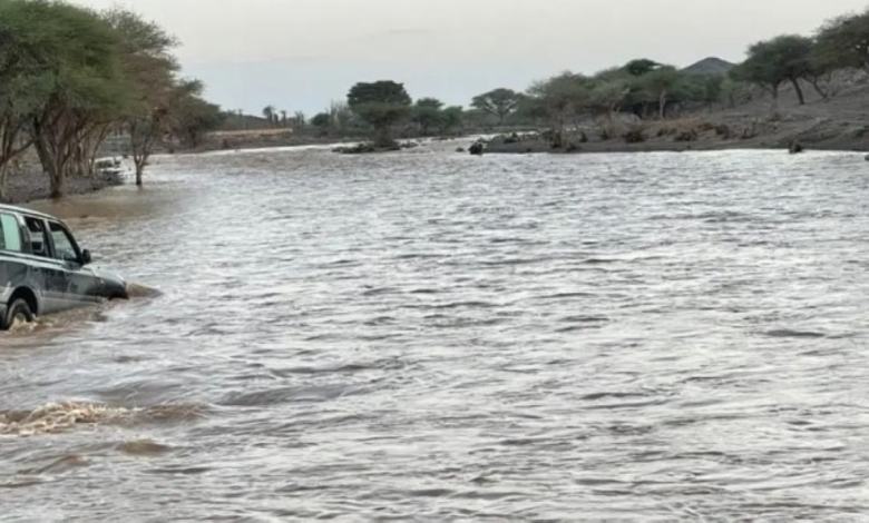 مخالفة عبور الأودية: ضبط شاحنة بعسير وغرامة 10 آلاف