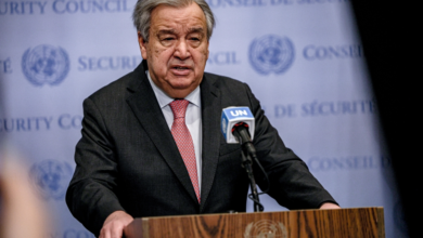جوتيريش: المفاوضات الدبلوماسية تنهي حرب الشرق الأوسط