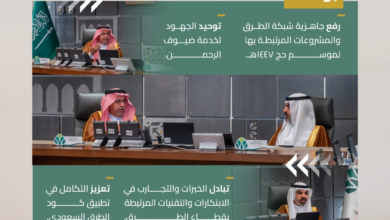 جاهزية شبكة الطرق لموسم الحج وتطبيق الكود السعودي