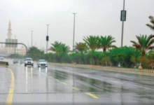 الإنذار الأحمر: أمطار المدينة المنورة الغزيرة وصواعق