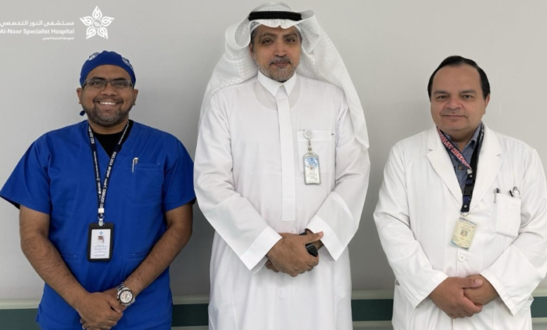 علاج لوح الكتف المجنح في مكة بنجاح في مستشفى النور