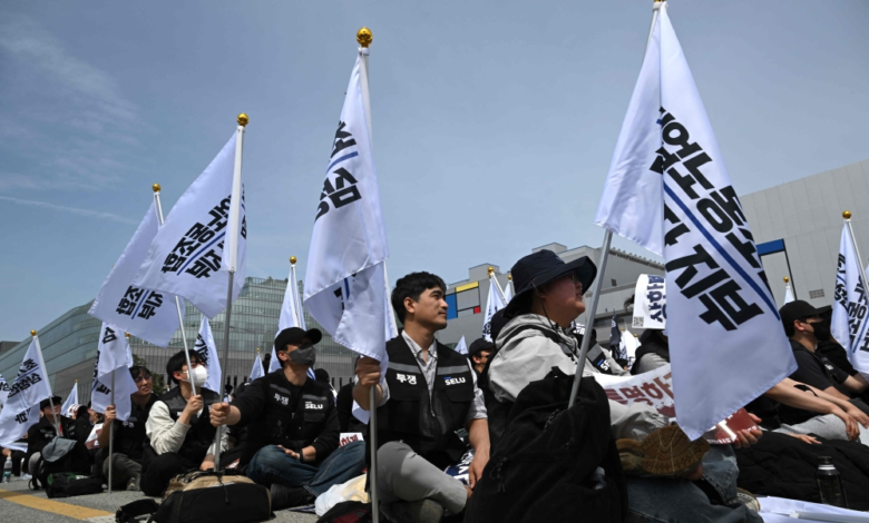 إضراب موظفي سامسونج يهدد صناعة التكنولوجيا العالمية