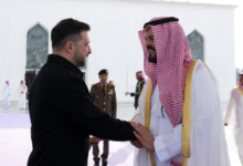 الرئيس الأوكراني يغادر السعودية بعد مباحثات حول السلام