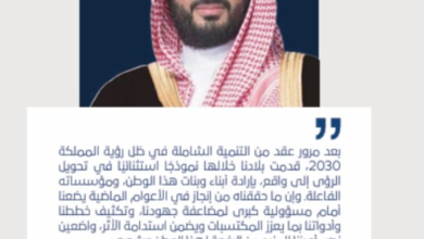 ولي العهد: رؤية 2030 نموذج استثنائي لتحويل الرؤى لواقع