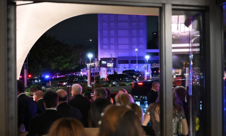 إجلاء ترامب بعد إطلاق نار بحفل عشاء مراسلي البيت الأبيض