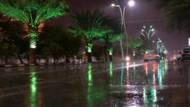 طقس القصيم: تحذير من أمطار غزيرة وسيول محتملة اليوم