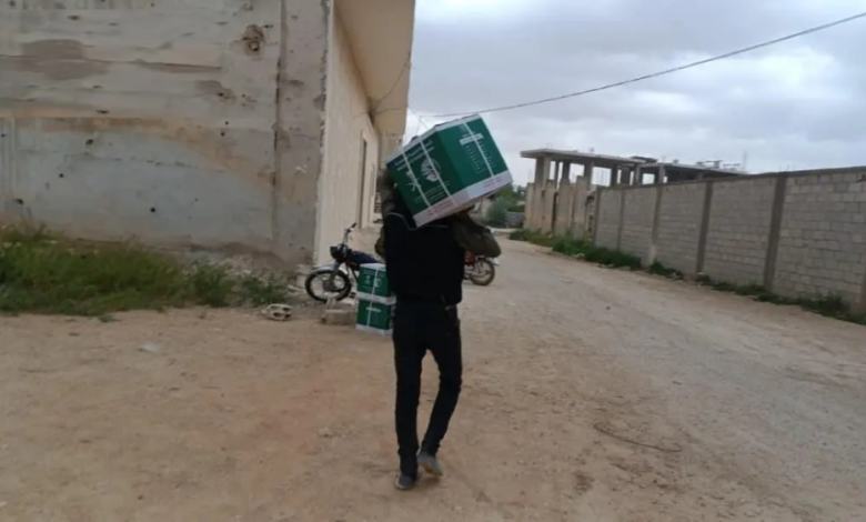 مركز الملك سلمان للإغاثة يدعم الأسر السورية بريف دمشق