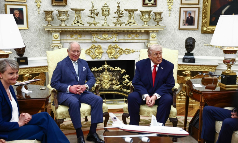 ترامب يشيد بالعلاقة مع بريطانيا أمام الملك تشارلز رغم التوتر