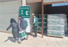 مركز الملك سلمان للإغاثة يوزع مساعدات غذائية في ريف دمشق