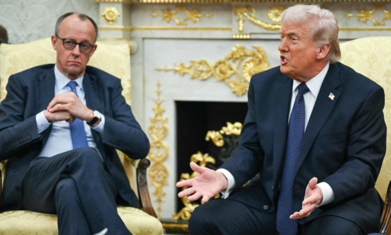 ترامب ينتقد تصريحات ميرتس حول مفاوضات إيران النووية