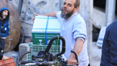 مساعدات غذائية سعودية تصل خان يونس عبر مركز الملك سلمان