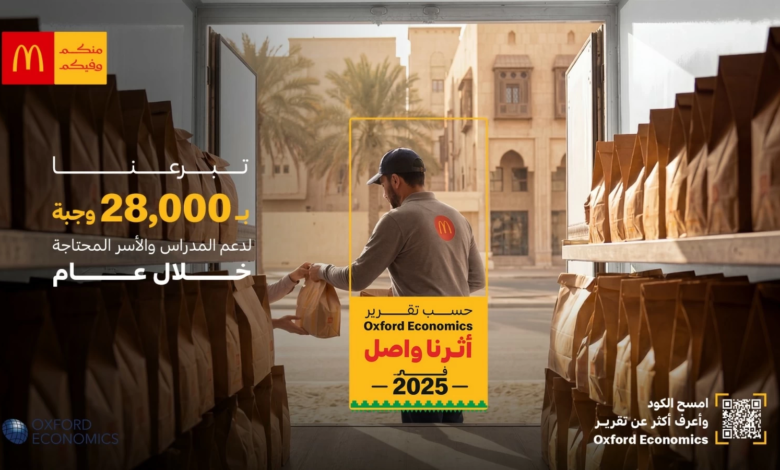 تقرير: ماكدونالدز السعودية تساهم بـ 3.6 مليار ريال في اقتصاد المملكة