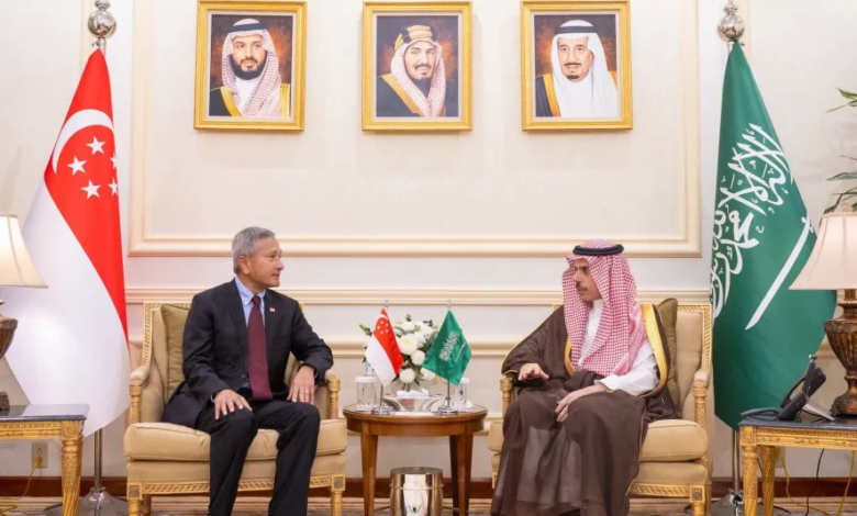 شراكة سعودية سنغافورية لتعزيز أمن الممرات المائية