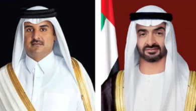 أمير قطر يدين استهداف الإمارات ويؤكد تضامن الدوحة مع أبوظبي