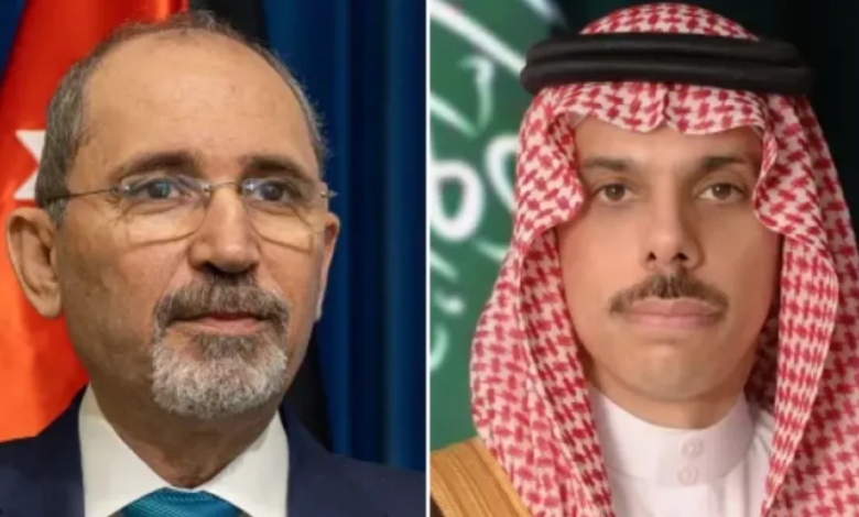 وزيرا خارجية السعودية والأردن يبحثان تطورات غزة والمنطقة
