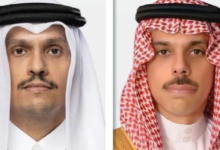 وزيرا خارجية السعودية وقطر يبحثان مستجدات أوضاع المنطقة