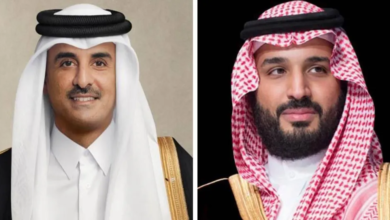 مباحثات ولي العهد السعودي وأمير قطر لتعزيز أمن المنطقة