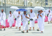 Pilgrims are performing the most important rite of Hajj today at Arafat