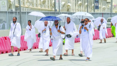 Pilgrims are performing the most important rite of Hajj today at Arafat