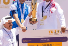 جامعة الإمام عبدالرحمن بن فيصل بطلة ألعاب القوى للجامعات