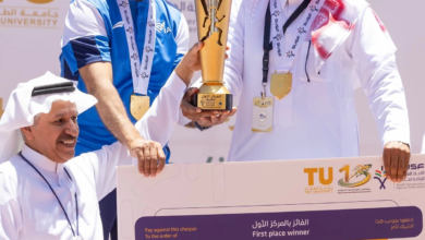 جامعة الإمام عبدالرحمن بن فيصل بطلة ألعاب القوى للجامعات
