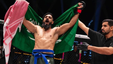 أحمد البراهيم يواجه إبراهيم محمود في دوري PFL MENA بدبي