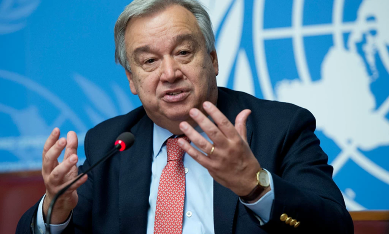 Guterres: A global food crisis is imminent due to the closure of the Strait of Hormuz