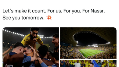 Ronaldo's message ignites the Riyadh derby ahead of the Al-Hilal match